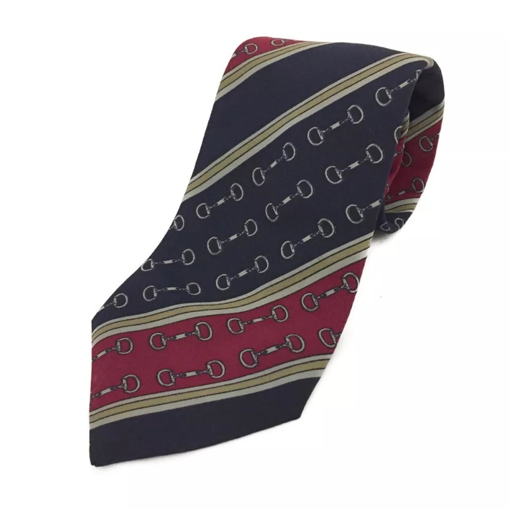 GUCCI "Horsebit": multiple 100% Silk, Tie